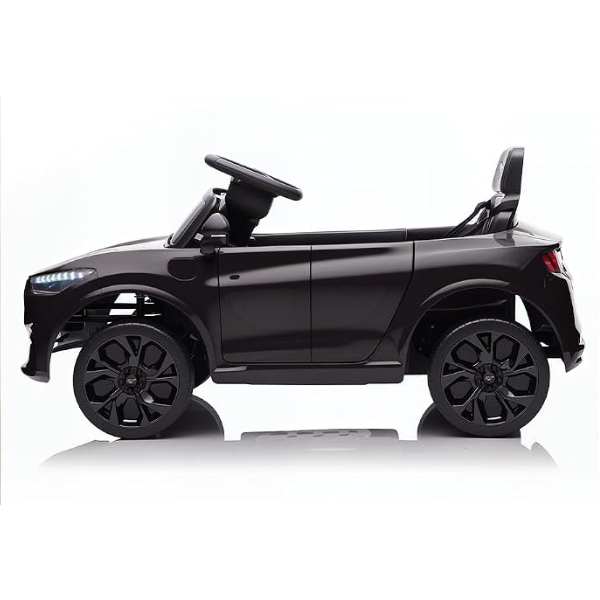 Mașinuță electrică licențiată Ford Mustang Mach-E pentru copii (24V5Ah, 2x60W, EVA, Piele Neagră, Neagră) [7]