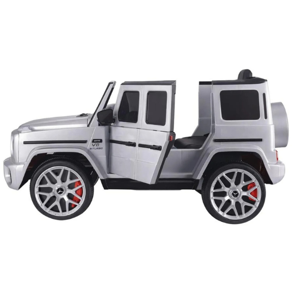 Mașinuță electrică licențiată Mercedes-AMG G63 pentru copii (12V7Ah, 2x35W, EVA, Piele) [6]