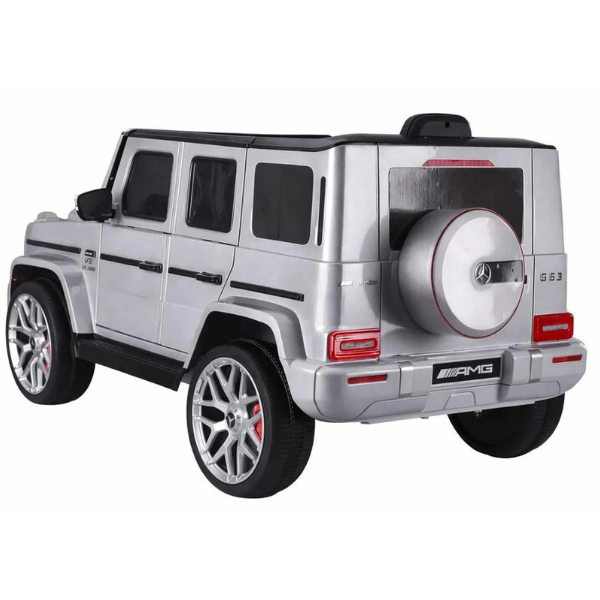 Mașinuță electrică licențiată Mercedes-AMG G63 pentru copii (12V7Ah, 2x35W, EVA, Piele) [5]
