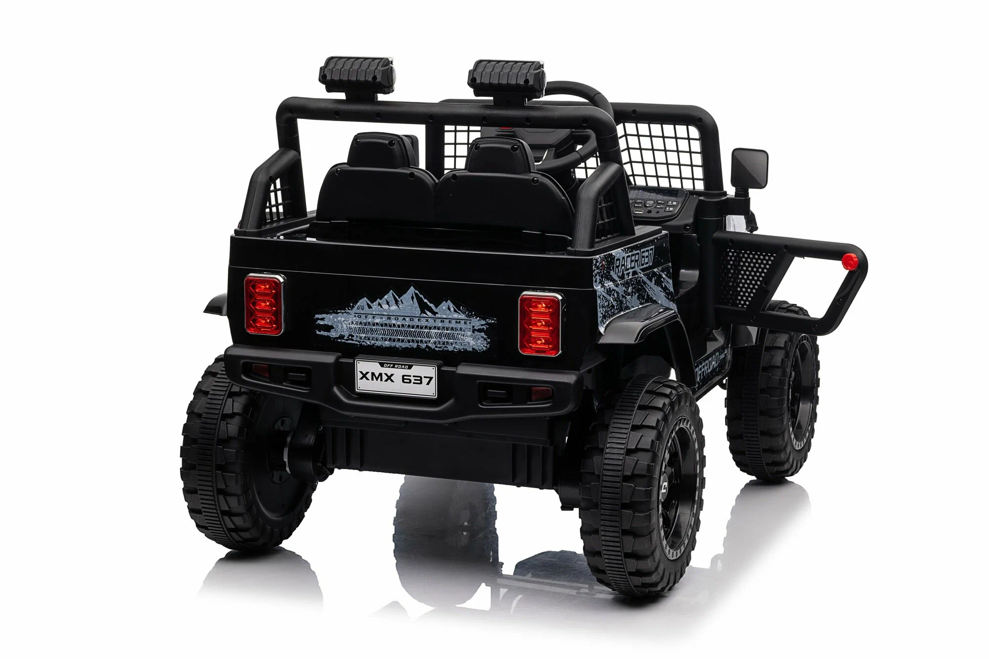 Детский электромобиль Jeep Rubicon MX637/1, Черный – мощь, стиль и безопасность [8]