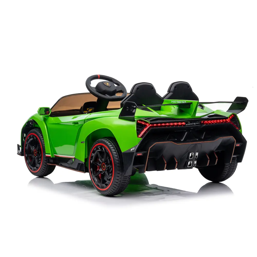 Электромобиль для детей LAMBORGHINI VENENO MX615B/1, 12V 7Ah, кожаное сиденье, мягкие колёса EVA, MP3, нагрузка до 30 кг [3]