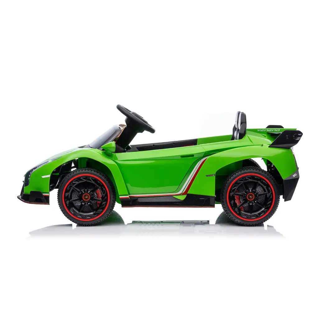 Электромобиль для детей LAMBORGHINI VENENO MX615B/1, 12V 7Ah, кожаное сиденье, мягкие колёса EVA, MP3, нагрузка до 30 кг [2]