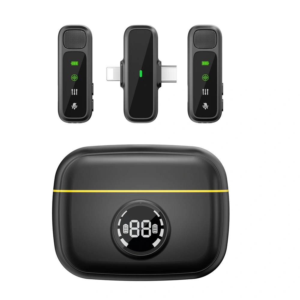 Microfon Mini 2 în 1 Wi-WM003 – микрофон с шумоподавлением и портами USB-C и Lightning | Mobishop.md [5]