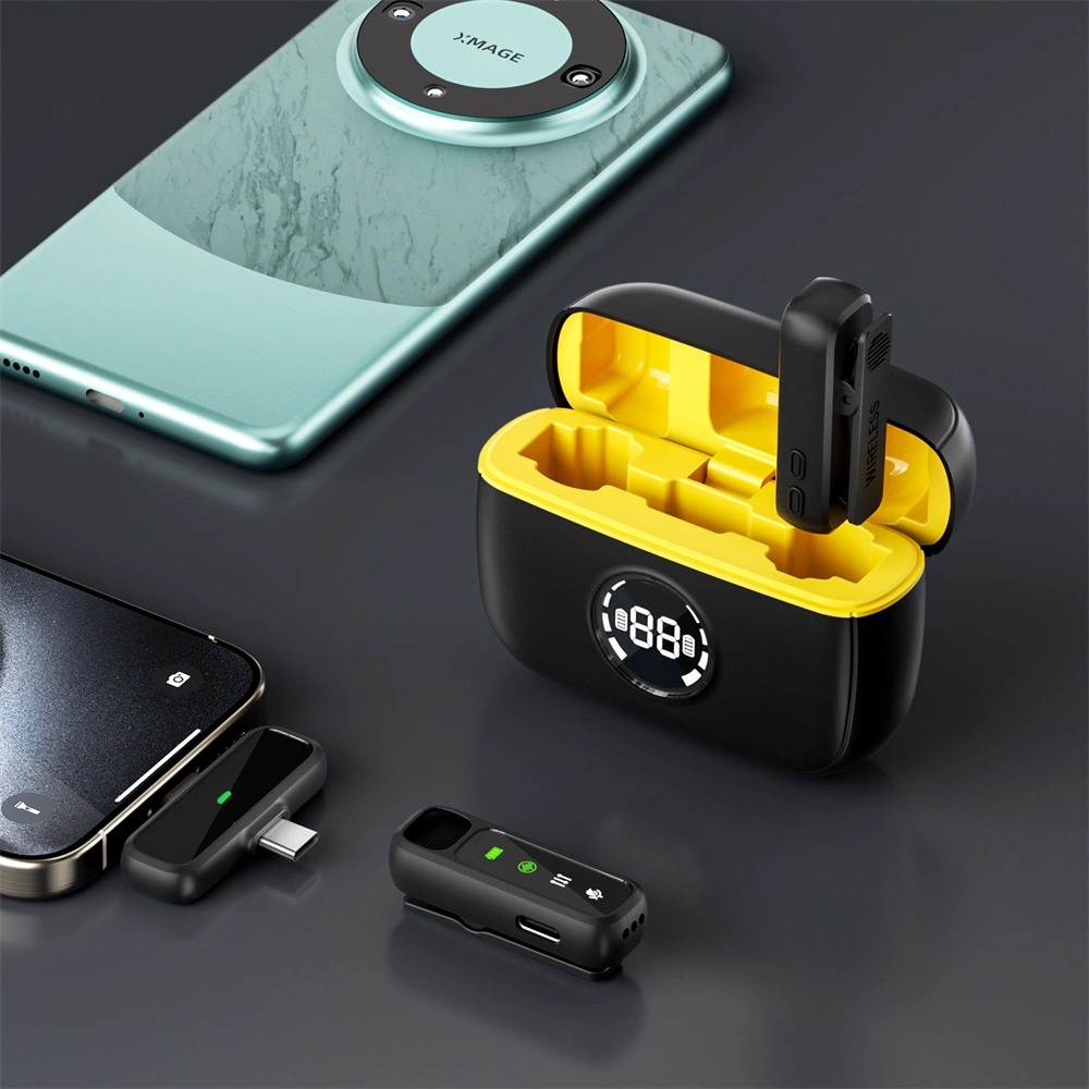 Microfon Mini 2 în 1 Wi-WM003 – микрофон с шумоподавлением и портами USB-C и Lightning | Mobishop.md [2]