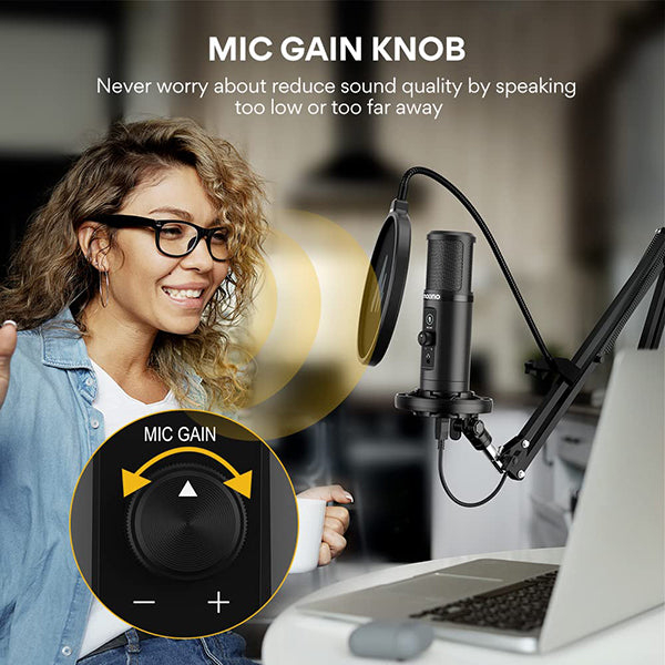Microfon Profesional Podcast USB Plug & Play [4]
