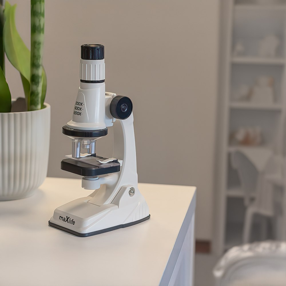 Microscop Maxlife 200x-1200x, MXMS-100, Alb [3]