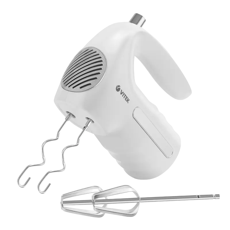 Mixer VITEK VT-1495Putere:  400 WMaterialul carcasei:  Plastic Trepte de viteze:  5 Numărul duze incluse:  4 Buton pentru decuplare accesorii [6]