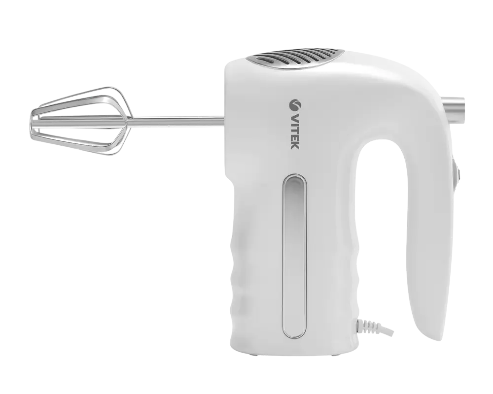 Mixer VITEK VT-1495Putere:  400 WMaterialul carcasei:  Plastic Trepte de viteze:  5 Numărul duze incluse:  4 Buton pentru decuplare accesorii [7]