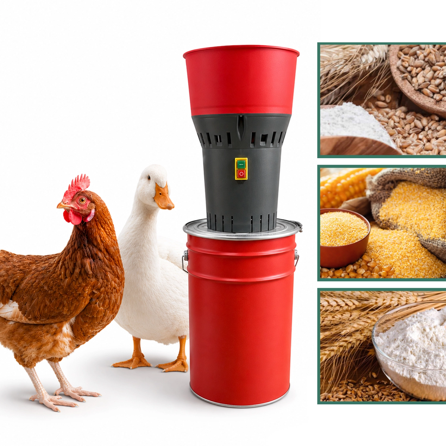Moară de cereale Des Champs EUROMILL-25 (Procesare cereale, zahăr, sare, 4 Site incluse) [2]