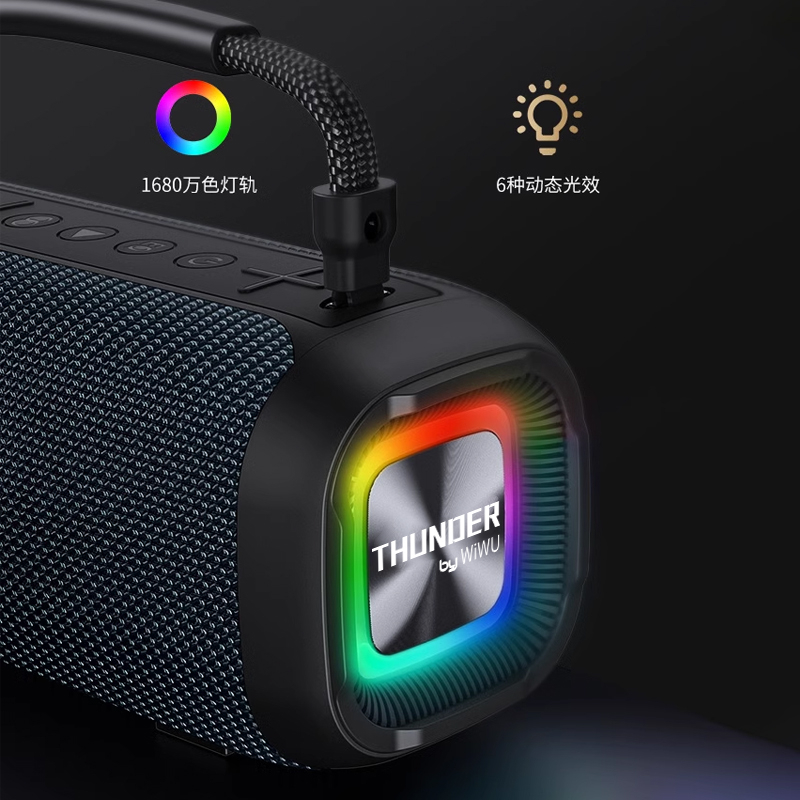 Boxă Portabilă Wiwu P17 Sounder, Bluetooth 5.0, 40W, 8800mAh, Blue [5]