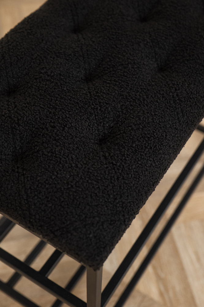 Обувница с 3 уровнями Nex Home Teddy, металл, нагрузка 150 кг, 80×32×52 см, Черный [2]