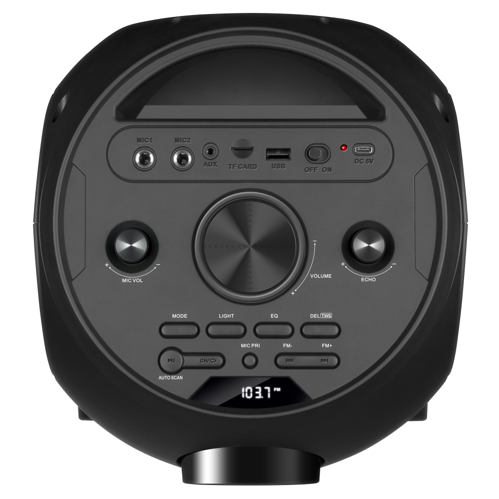 Partybox SVEN "PS-720" 80w, Black, Bluetooth, TWS, Bluetooth, FM, USB, microSD, 2x4400mA*h [7]