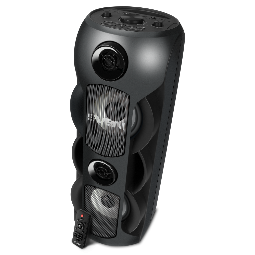 Partybox SVEN "PS-720" 80w, Black, Bluetooth, TWS, Bluetooth, FM, USB, microSD, 2x4400mA*h [4]