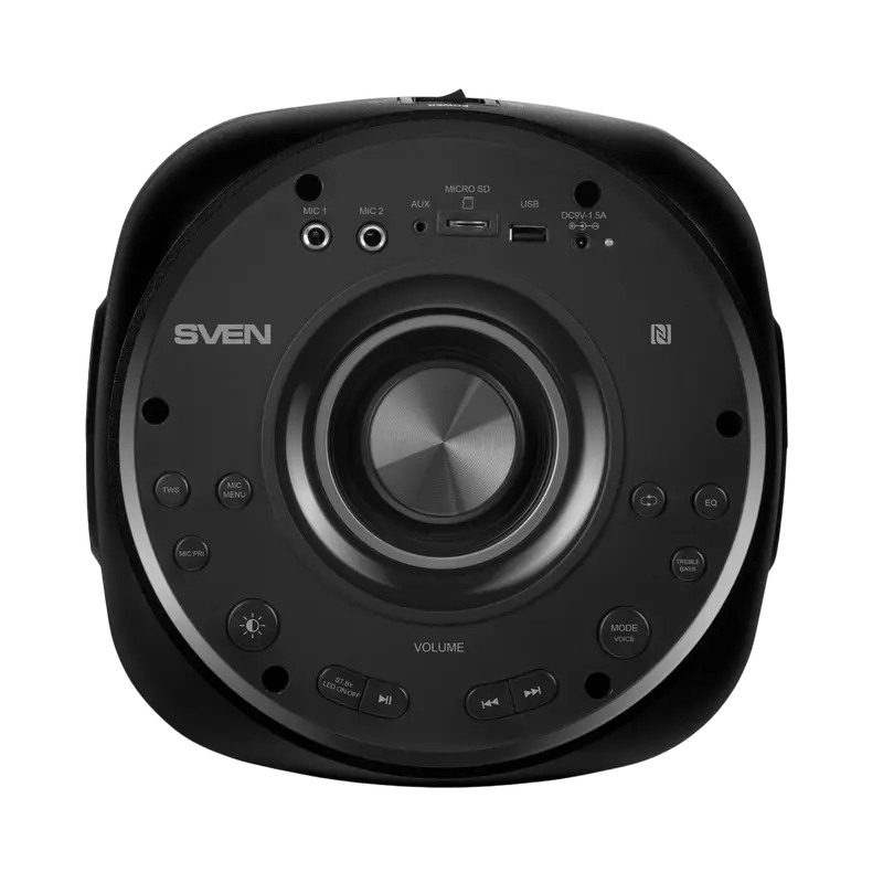 Partybox SVEN "PS-770" 100W, TWS, Bluetooth, FM, USB, microSD, LED-display, 4400mA*h [6]