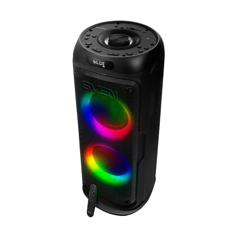 Partybox SVEN "PS-770" 100W, TWS, Bluetooth, FM, USB, microSD, LED-display, 4400mA*h [5]