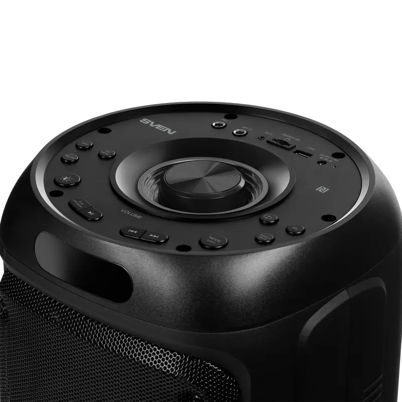 Partybox SVEN "PS-770" 100W, TWS, Bluetooth, FM, USB, microSD, LED-display, 4400mA*h [10]