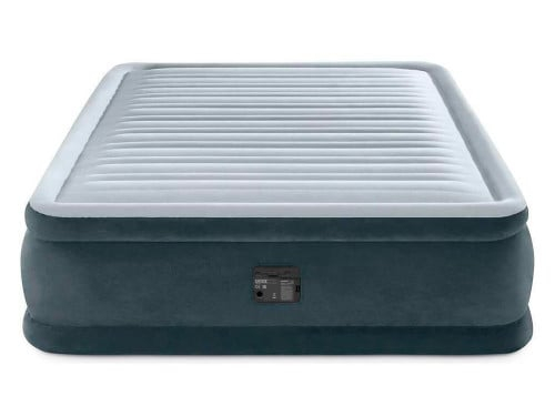 Надувная кровать "Velur Comfort-Plush" 152×203×46 см с встроенным насосом 220V – комфорт и надежность для идеального отдыха [2]