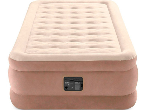 Pat gonflabil “Velur Ultra Plush” 99х191х46 cm cu pompă încorporată 220V, până la 136 kg [3]