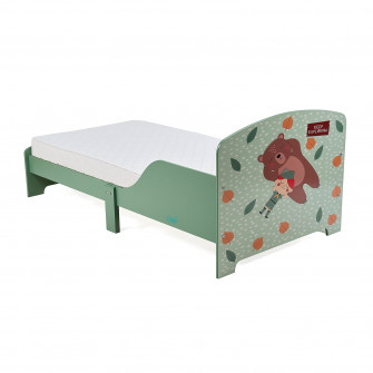 Pat Junior cu protecții laterale Green Forest, U-Grow [2]
