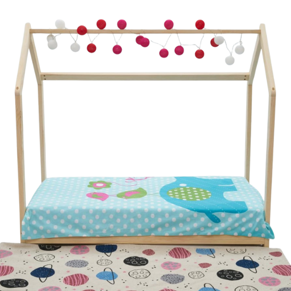 Детская кровать в форме домика U-Grow 143×72×130 см – Безопасность, самостоятельность и магия для сладких снов малышей! [4]