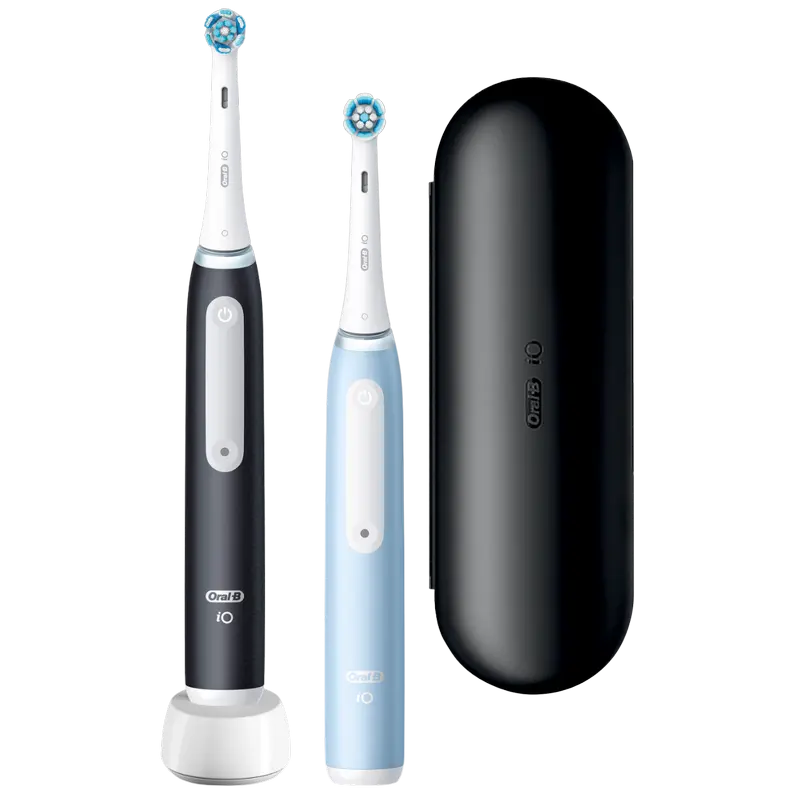 Periuta electrica Braun Oral-B iO3 Matt Black/Ice Blue Duo Edition
 [1]