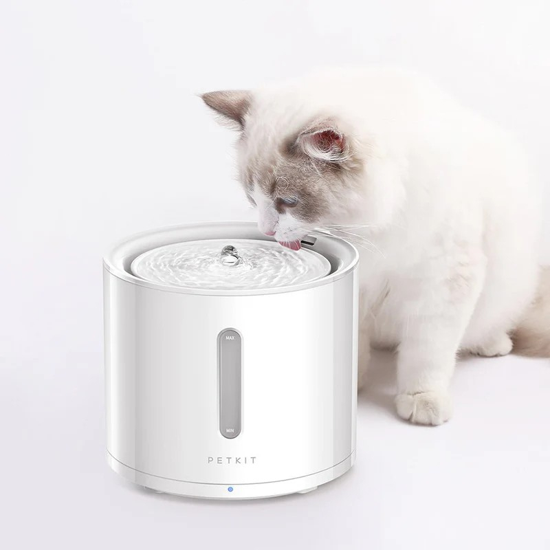 Petkit Eversweet SOLO 2 Smart Pet Drinking Fountain, Capacity 2L, Wireless Pump Design, PETKIT APP via bluetooth, Silent Pump 25dB, Product Size: 185*185*164mm, white [4]