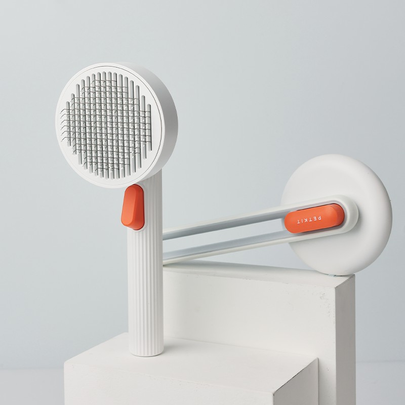 Petkit Pet Grooming Brush 2, Material: Stainless steel and acrylonitrile butadiene styrene, high-density polyethylene, Size: 200*79*67mm, white [5]