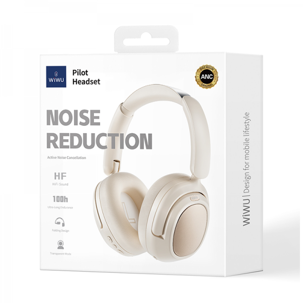 Căști Bluetooth Pilot Headset TD-03 - Bej [7]