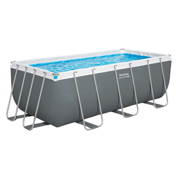 Piscină Bestway Power Steel 412x201x122 cm – 8124L, cadru metalic + pompă cu filtru și accesorii [3]
