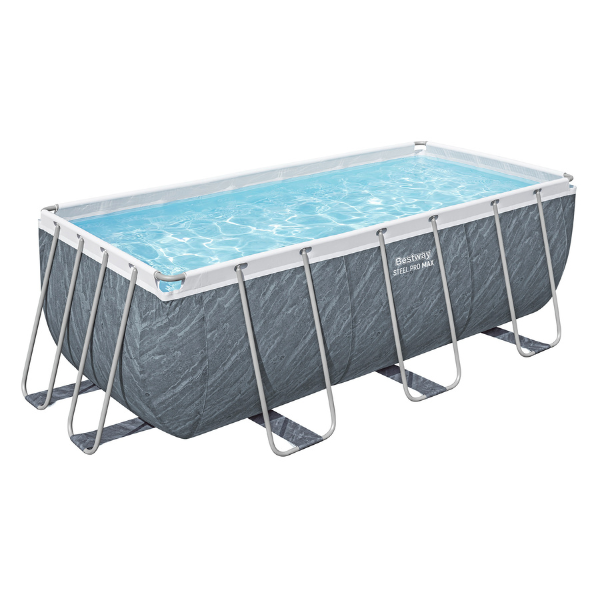 Бассейн Bestway Power Steel Rotang 412x201x122 см – 8124 л, металлический каркас + насос фильтрации и аксессуары [16]