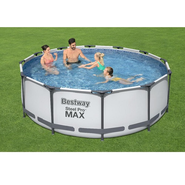 Бассейн Bestway Steel Pro MAX 366x100 см, 9150 л, металлический каркас, с насосом для фильтрации [2]