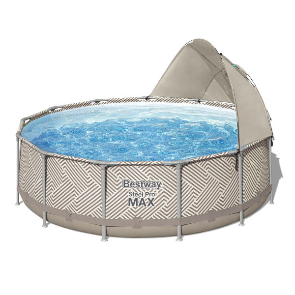 Piscină cu cadru metalic Bestway Steel Pro MAX 396×107 cm (11.133L) – relaxare completă în propria curte [3]