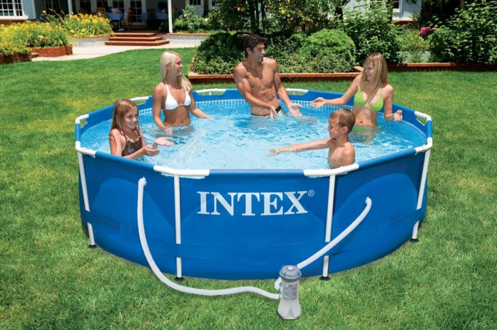 Каркасный бассейн Intex Metal Frame 305×76 см, 4485 л (арт. 28202) [2]