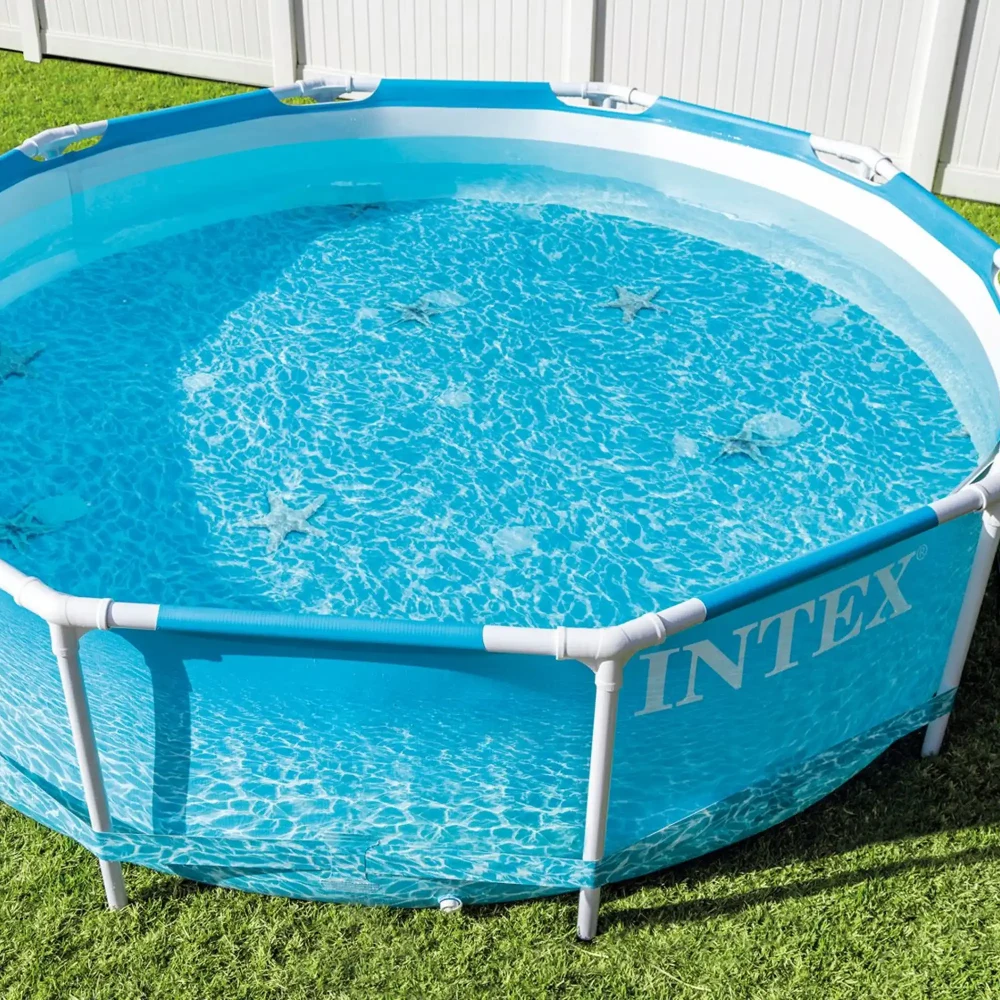 Piscină cu cadru metalic Metal Frame Beachside INTEX (305x76 cm) – Oază de vacanță în curtea ta [4]