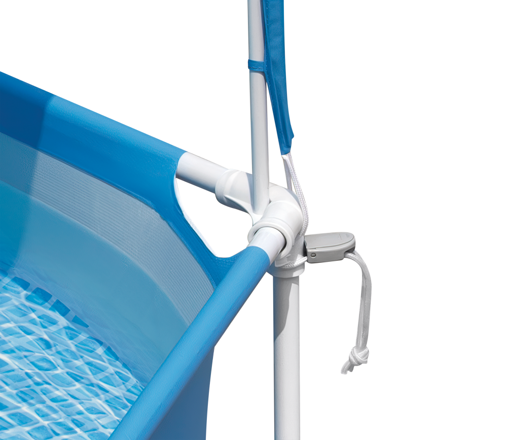 Piscină cu cadru metalic și baldachin INTEX, 183x38cm, 700L – Răcorire și distracție pentru copii [3]