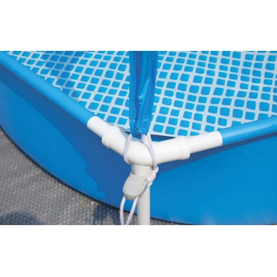 Piscină cu cadru metalic și baldachin INTEX, 183x38cm, 700L – Răcorire și distracție pentru copii [5]