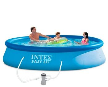 Надувной бассейн INTEX Easy Set 396×84 см, 7260L с фильтрующим насосом – быстрая установка за 10 минут [3]