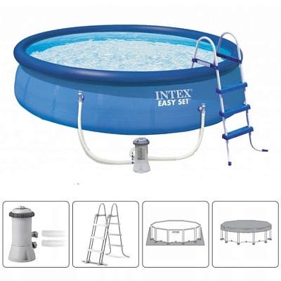 Piscină Easy Set 457×107 cm – Set complet pentru relaxare și distracție acasă [1]