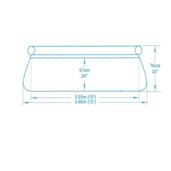 Bestway Piscină gonflabilă Fast Set 366×76 cm cu pompă filtrare, 5377L – Relaxare rapidă și distracție garantată! [4]
