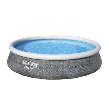 Надувной бассейн Bestway Fast Set 396×84 см, 7340 L с фильтрующим насосом – легкая установка за 15 минут [3]