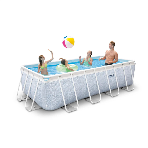 Бассейн INTEX Chevron Prism Frame 400x200x100 см – Современный стиль, отличная прочность, быстрая установка! [2]