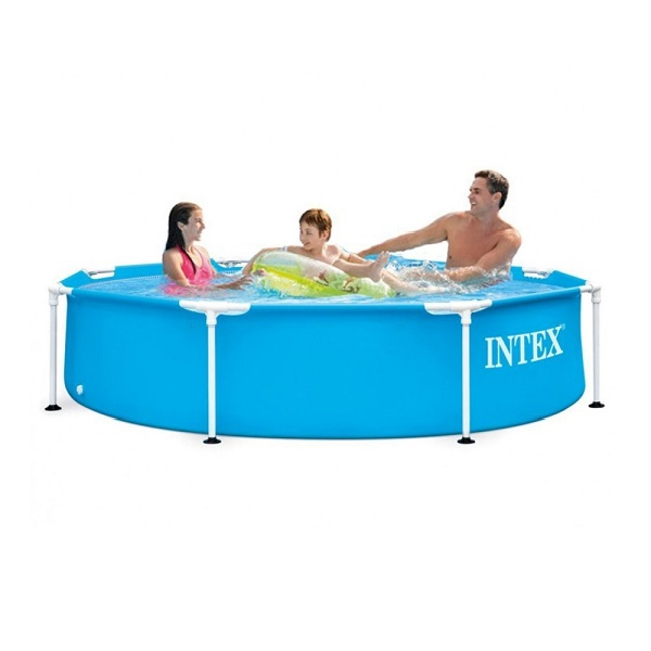 Бассейн INTEX Metal Frame 244x51 см – Компактный, прочный и идеальный для всей семьи [3]
