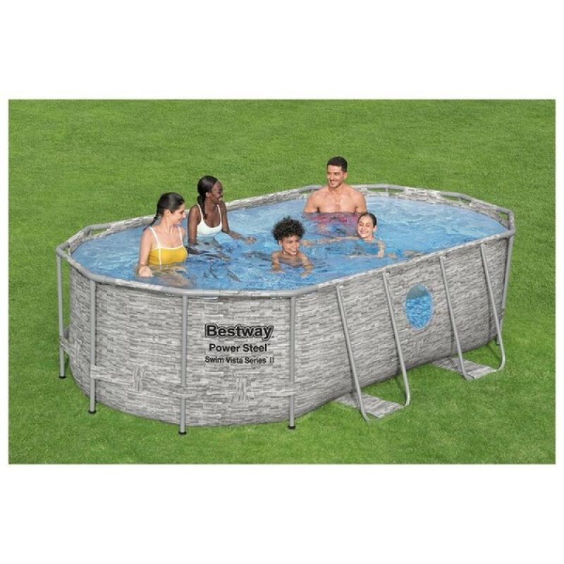 Бассейн Power Steel 427x250x100 см, 7250 л, металлический каркас [2]