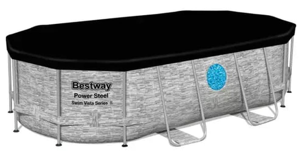 Бассейн Power Steel 427x250x100 см, 7250 л, металлический каркас [4]