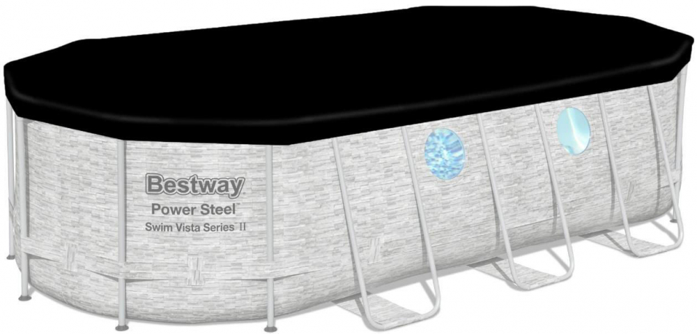 Бассейн Power Steel 549x274x122 см, 13430 л, металлический каркас [3]