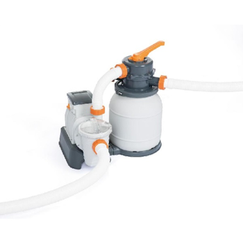 Piscină dreptunghiulară Bestway Power Steel 640x274x132 cm – 19281L, cu pompă, husă și scară incluse [6]