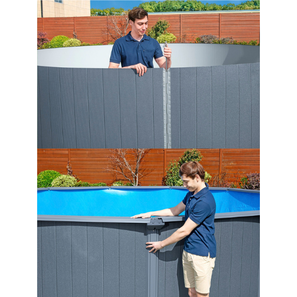 Piscină premium cu cadru metalic Bestway Hydrium 732×132 cm (49.200L) – lux, durabilitate și relaxare pe tot anul [7]