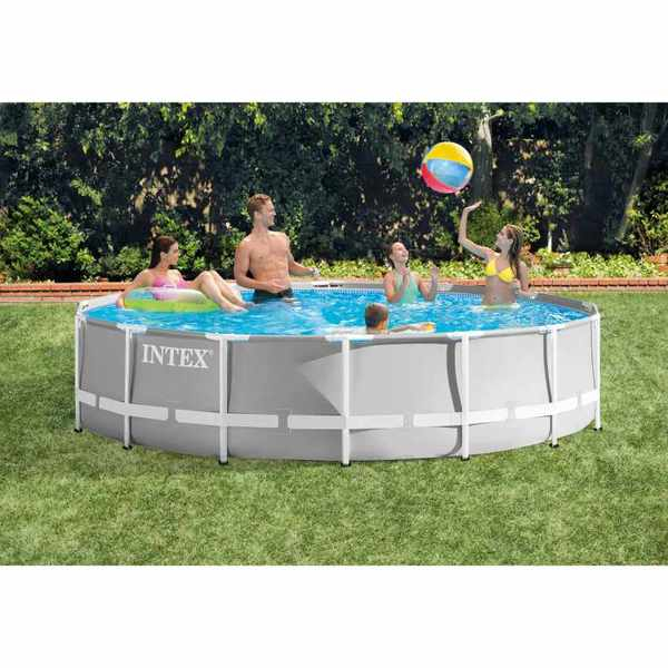 Бассейн INTEX PRISM FRAME PREMIUM 427×107 см, 12706 л, металлический каркас [2]