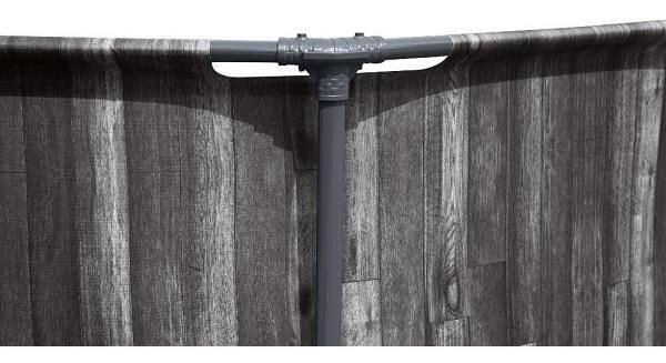 Бассейн Bestway Steel Pro MAX 366x100 см, 9150 л, металлический каркас, с фильтрующим насосом и лестницей, с деревянным принтом [6]