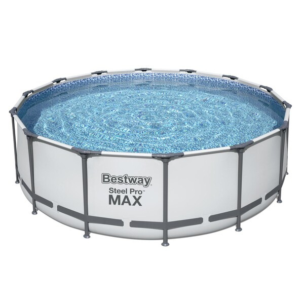 Bestway Бассейн STEEL PRO MAX 427x122 см, 15232 л, с металлическим каркасом, насосом, лестницей и тентом [3]